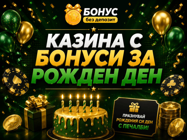 рожден ден с бонус без депозит